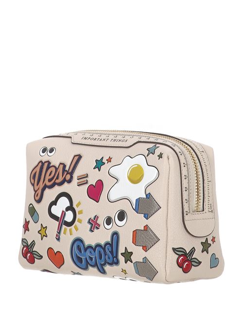 Trousse make up Important Things ANYA HINDMARCH | 183123CHALK